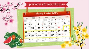 Lịch nghỉ tết nguyên đán